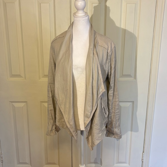 EUC Anthropologie Linen Jacket - Picture 3 of 10